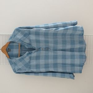 Eddie Bauer 2XL chambray like tunic